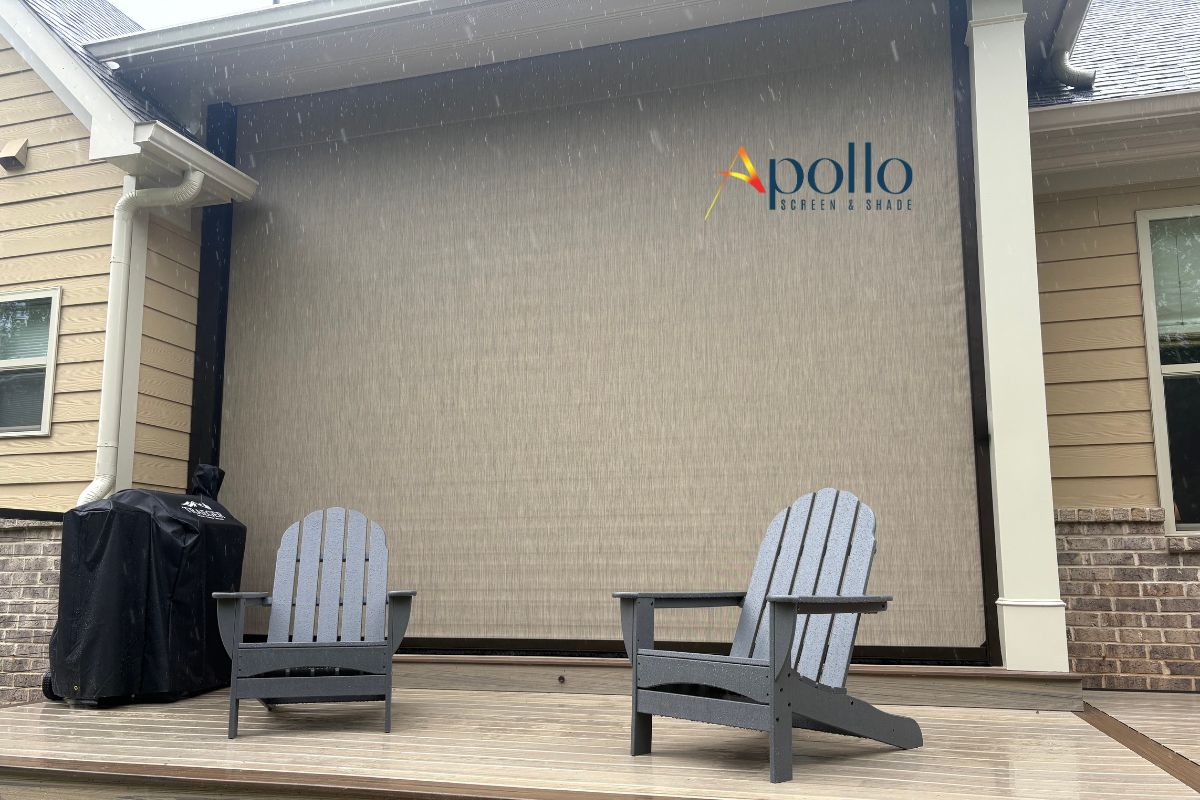 Apollo Back Deck Patio Shade Outside View.